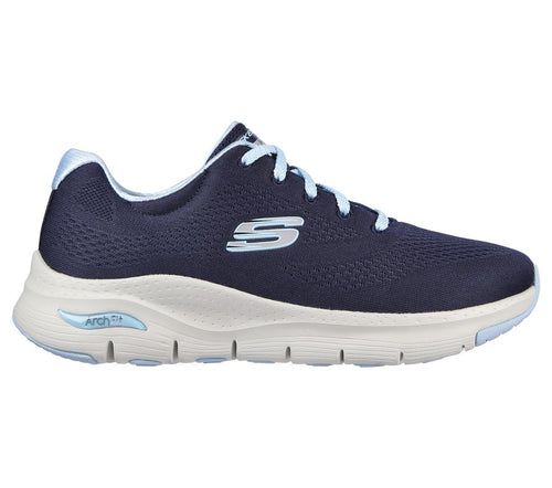 Skechers Arch Fit Big Appeal, Scarpe da Ginnastica Donna, Blu Navy