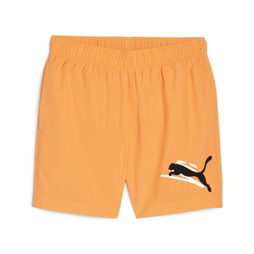 PUMA Uomo Swim Men's Mid Shorts Pantaloncini da tavola, Clementine