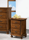 MOBILI 2G -  Comodino classico 3 cassetti legno grezzo 50x38x66 (453)