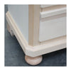 MOBILI 2G -  Comodino classico 3 cassetti legno grezzo 50x38x66 (453)