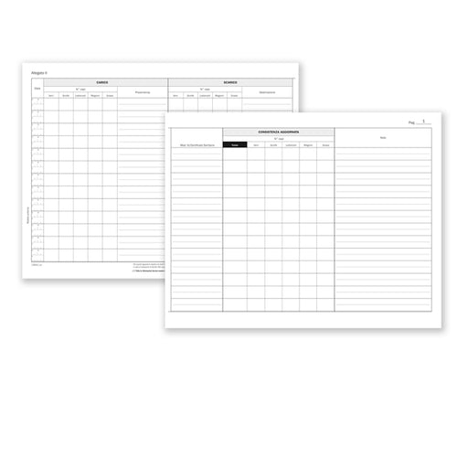 Registro Carico/Scarico Suini 23Pag. Num. 31X24,5Cm Du138311000 Du