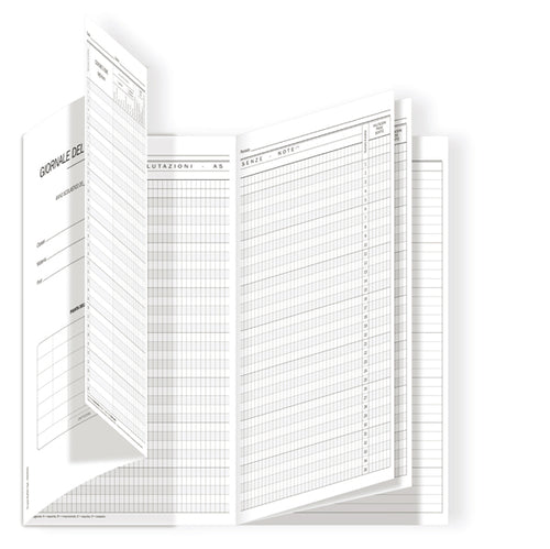 Registro Del Professore (3 Classi 31X17Cm 3425Ps000G Data Ufficio