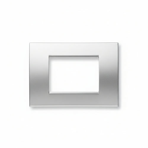 PLACCA ARGENTO IN ABS PER SCATOLE RETTANGOLARI SERIE SOFT