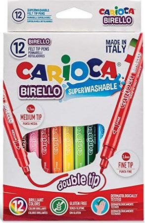 Carioca, Birello Pennarelli con punta medio e fine, 12 pezzi