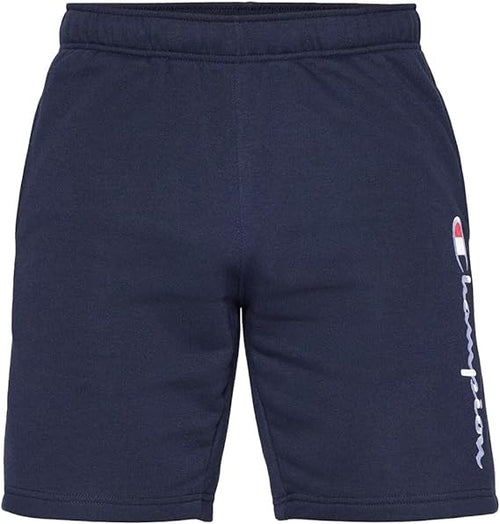 Champion Legacy Authentic Pants - Powerblend Terry Bermuda Pantaloncini, Blu Navy,  Uomo