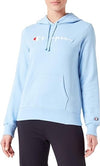 Champion Legacy Icons W - Spring Terry Felpa con Cappuccio, Celeste, Donna