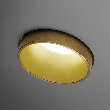 Faretto incasso Sforzin Illuminazione THESSALY T335 ORO GU10 LED IP20 classico gesso lampada soffitto tondo