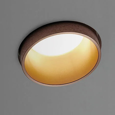Faretto incasso Sforzin Illuminazione THESSALY T336 RAME GU10 LED IP20 classico gesso lampada soffitto tondo