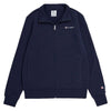 Champion Legacy Icons W - Spring Terry Small Script Logo High-Neck Full-Zip Felpa, Blu Marino, Donna