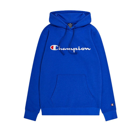 Champion Legacy Icons - Heavy Spring Terry Felpa con Cappuccio, Blu Elettrico, Uomo