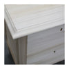 MOBILI 2G -  Comodino classico 2 cassetti legno grezzo 51x37x65 (810)