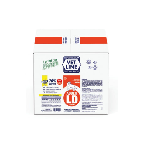 Vet Line LD Anatra per Cani Adulti 12kg (4 pezzi x 3kg)