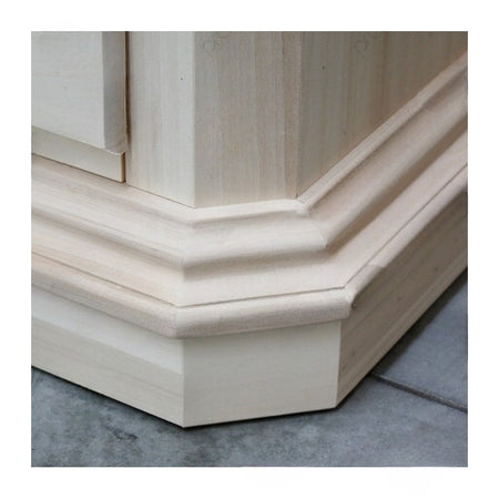 MOBILI 2G -  Cassettiera classica 4 cassetti legno grezzo 150x57x97 (417)