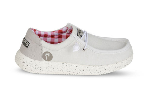 Junglo - Donna - Vegane - in Cotone Naturale Cream Picnic