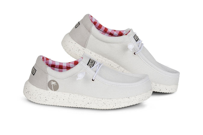Junglo - Donna - Vegane - in Cotone Naturale Cream Picnic