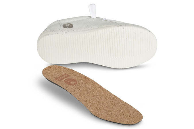 Junglo - Donna - Vegane - in Cotone Naturale Cream Flower