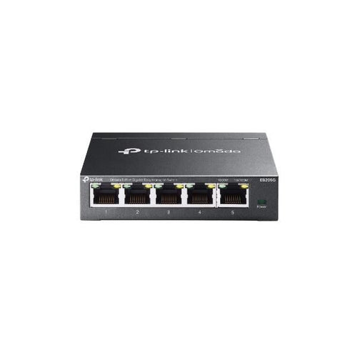 Tp-link omada es205g gestito gigabit ethernet (10/100/1000) supporto power over ethernet (poe) nero