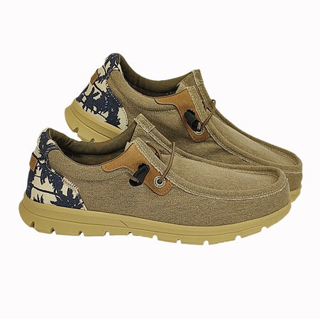 JUNGLO - Uomo-Donna - Vegan - in Cotone Naturale Palm Sand Leaf