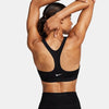 Nike W Nk Swsh LS Hbr Bra, Nero/Bianco