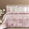 Trapunta Eloise ! Caleffi Dreaming: Raso di Cotone Rosa, Lusso e Romanticismo per il Tuo Letto
