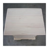 MOBILI 2G -  Comodino classico 3 cassetti legno grezzo 50x38x65 (467)
