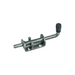 Perno a molla in acciaio inox con il diametro del perno Ø 12mm e base di fissaggio 74x40mm