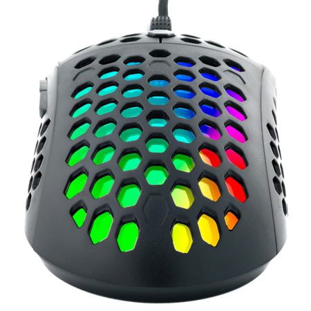 Mouse Gaming itek G71 - 12000DPI, RGB, Software, Sensore S3327 - Ultra Leggero, Nido d'Ape