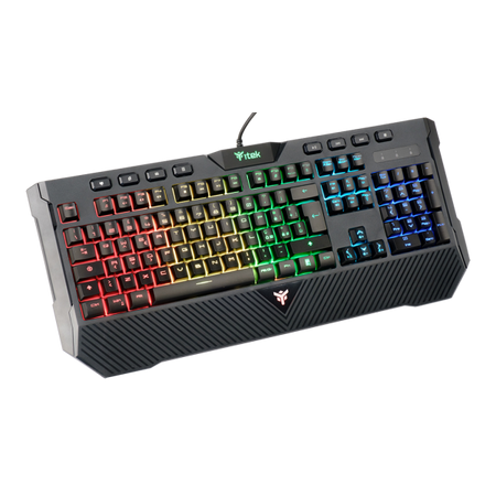 Tastiera Itek Gaming Q11 - Membrana - RGB - Multimediale - Usb - Colore Nero