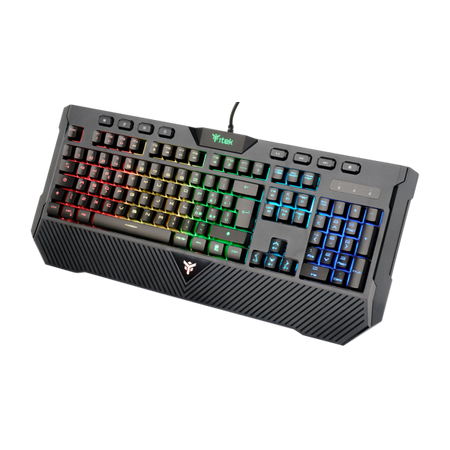Tastiera Itek Gaming Q11 - Membrana - RGB - Multimediale - Usb - Colore Nero