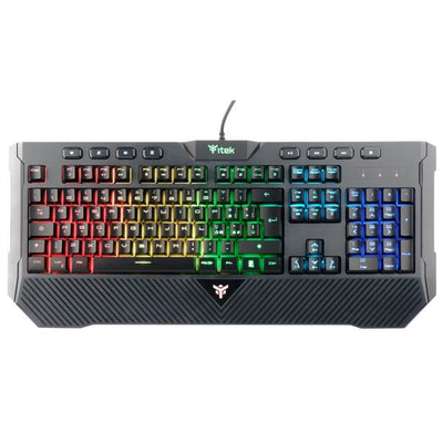 Tastiera Itek Gaming Q11 - Membrana - RGB - Multimediale - Usb - Colore Nero