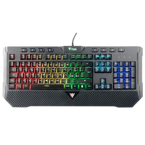 Tastiera Itek Gaming Q11 - Membrana - RGB - Multimediale - Usb - Colore Nero
