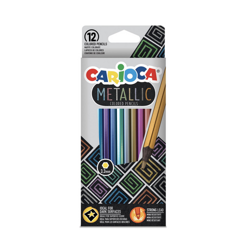 Carioca, Matite Metallic, 12 pz