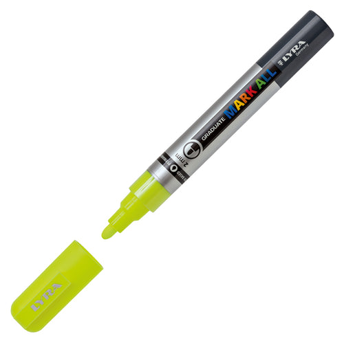 Marcatore Graduate Mark All Punta Tonda Giallo Fluo Lyra
