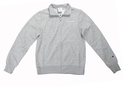 Champion FULL ZIP SWEATSHIRT Heavy Soft Compact Spring Poly Terry Donna Grigio