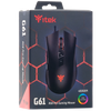 Mouse Gaming itek G61 - 4000DPI- RGB- Software- Sensore A3050