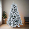 Albero di natale innevato con Pigne Arves in PP Effetto Aghi di Pino + PE Effetto Real Touch +Flock