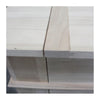 MOBILI 2G -  Cassettiera 7 cassetti classica con ribalta legno massello grezzo 126x53x98 (530)