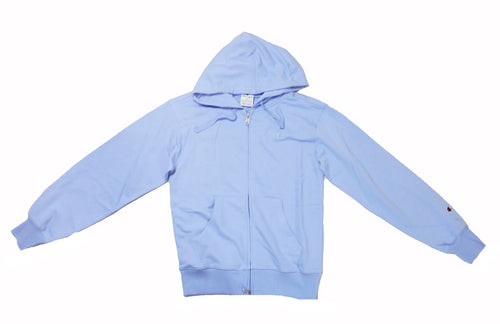 Champion FULL ZIP HOODIE SWEATSHIRT Heavy Soft Compact Spring Poly Terry Donna Lilla