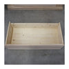 MOBILI 2G -  Cassettiera 7 cassetti classica con ribalta legno tinta noce 126x53x98 (530)