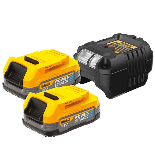 BATTERIA 18V IN KIT DCB1102E2-QW 2batterie Powersta 2Ah+carica 'DEWALT'