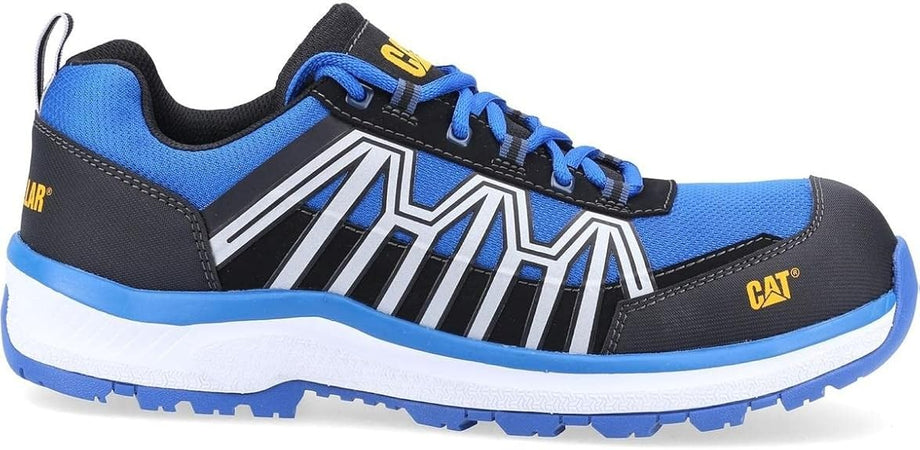 Cat Workwear Charge S3 - Scarpe da Lavoro Resistenti all'Acqua Nero-Blu
