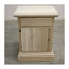 MOBILI 2G -  Comodino classico 1 cassetto 1 porta legno grezzo 50x38x65 (463)