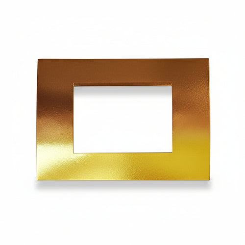 PLACCA ORO LUCIDO IN ABS PER SCATOLE RETTANGOLARI SERIE SOFT