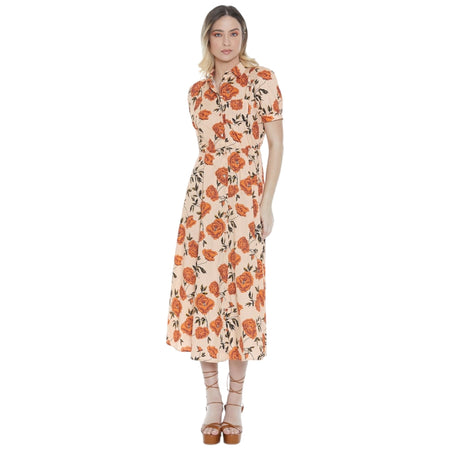 Relish vestito lungo fiori Miwako