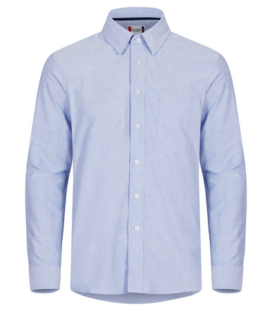 Camicia Oxford Azzurro Manica Lunga Camicia Button Down