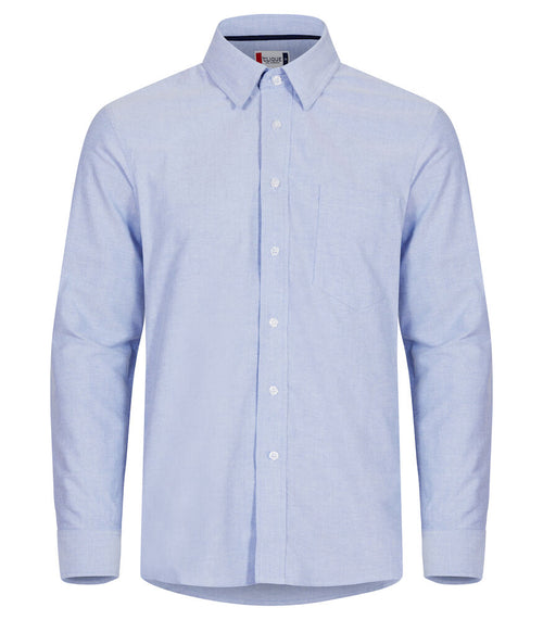 Camicia Oxford Azzurro Manica Lunga Camicia Button Down