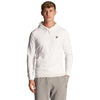 Lyle & Scott felpa bianca con cappuccio ML416VOG