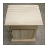 MOBILI 2G -  Comodino classico 1 cassetto 1 porta legno grezzo 50x38x65 (463)