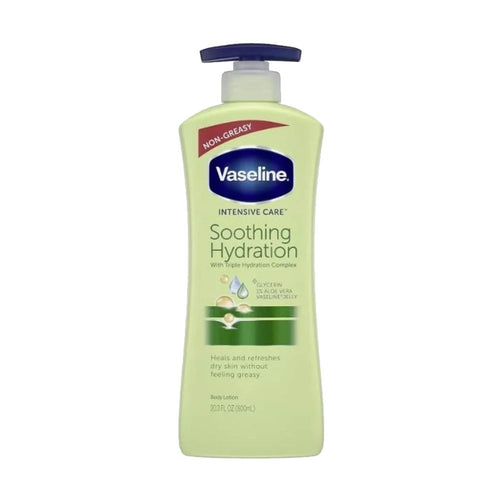 VASELINE INTENSIVE CARE SOOTHING HYDRATION WITH TRIPLE HYDRATION COMPLEX 600ML LOTION PER CORPO