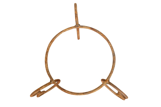 Biscottini Base Portavasi Biscottini Ferro Forgiato a Mano Robustissimo 38x38x20 Interno